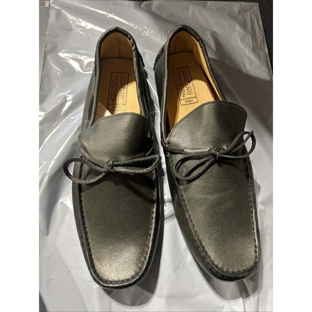 mercanti fiorentini mens shoes Size 13 Black Loafer